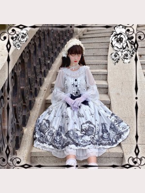 Tomb Prisoner Gothic Lolita Style Dress JSK (HA08)